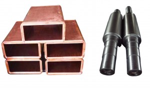 copper mould tubes and rolling rolls